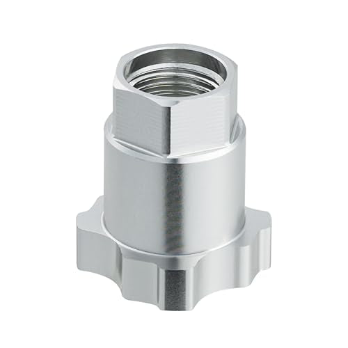 InoKraft Paint System Spray Gun Adapter F16*1.5, 16 mm Female, 1.5 mm Thread, Compatible with InoKraft D1 LVLP, Harbor Freight Central Pneumatic HVLP Gravity Feed Air Spray Gun, AEROPRO R500, Iwata - size: 16mm Female 1.5mm Thread