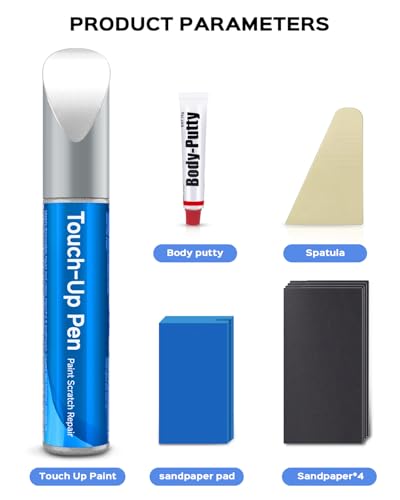 NH-578 Taffeta White Touch Up Paint Kit Compatible with Honda Exact Match Car Scratch Repair Touch Up Paint Kit - color: Taffeta White(NH-578) compatible with Accord/Civic/CR-V/Element/Fit/Insight/Odyssey-models/Pilot/Prelude/Ridgeline