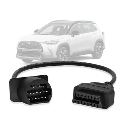 OBD2 Adapter for Toyota 17 Pin OBD1 to 16 Pin OBD2 Diagnostic Cable, Compatible with Toyota Vehicles 17pin Connector, Work with ELM327 OBD2 Diagnostic Scanner Tool and Code Reader - style: Fit for toyota-17pin