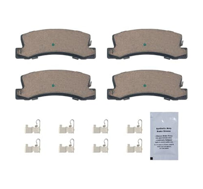 HUSCH Rear Ceramic Brake Pads Kit Fit For Lexus ES300 1992-1999 - size: D325-7223