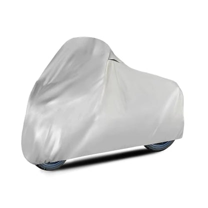 Lightweight Motorcycle Cover All Season Water Resistant, Dust, UV Protection, Universal Indoor/Outdoor Scooter Cover (XXXL) - size: XXXL