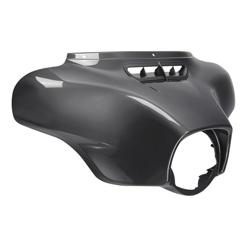 HR3 Gauntlet Gray Metallic Batwing Outer Fairing Body + Vent Trim Compatible with 2021 Street Glide Special FLHXS Ultra Limited FLHTK - color: Gauntlet Gray Metallic