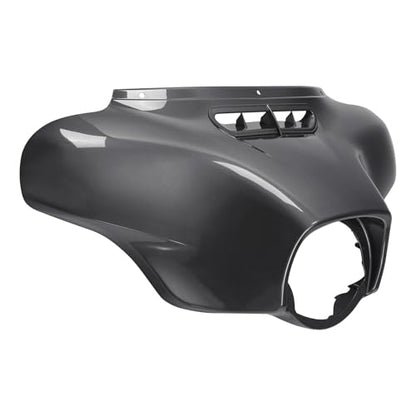 HR3 Gauntlet Gray Metallic Batwing Outer Fairing Body + Vent Trim Compatible with 2021 Street Glide Special FLHXS Ultra Limited FLHTK - color: Gauntlet Gray Metallic