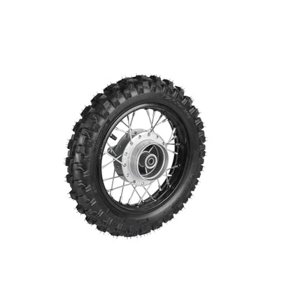 10" Rear Wheel 2.50-10 Tire Rim Drum Brake with 420 Sprocket 37T for CRF50 TTR50 XR50 Dirt Bike