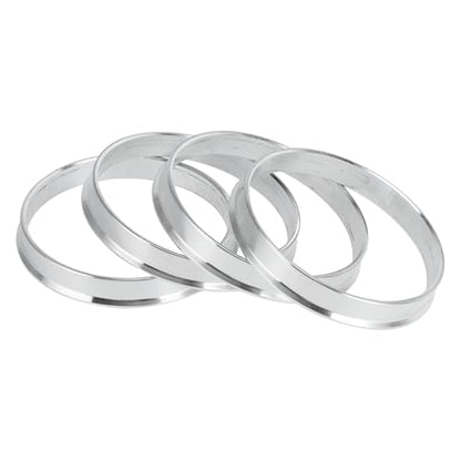 Hub Centric Rings, 63.4mm ID to 67.1mm OD Vehicle Wheel Hubrings Aluminum Alloy, 4 Pcs - size: 63.4mm to 67.1mm