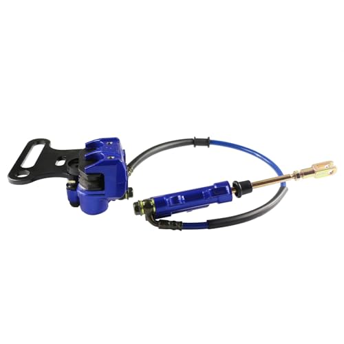 PRO BAT 12mm/0.47" Rear Hydraulic Disc Brake Assembly Kit - color: Blue, size: 12mm
