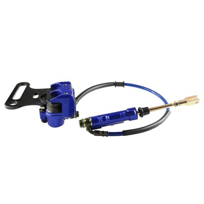 PRO BAT 12mm/0.47" Rear Hydraulic Disc Brake Assembly Kit - color: Blue, size: 12mm