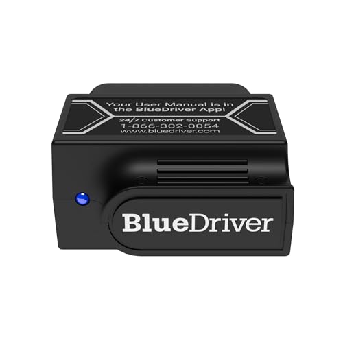 BlueDriver OBD2 Scanner Bluetooth, No Subscription, ABS SRS TPMS