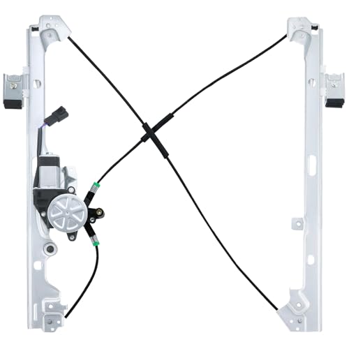Front Driver Side Power Window Regulator w/Motor Fit for Silverado 1500 - size: 741-644(Front Left)