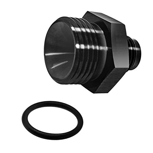 6AN Male Flare to 8AN Male Fuel Pump Rail Fitting Aluminum Hose Adapter with AN8 O-ring Boss ORB - size: 6AN to 8AN orb