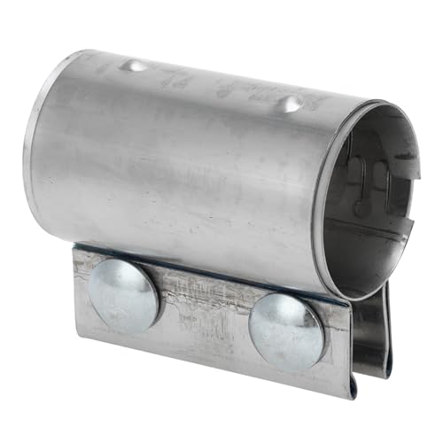 Exhaust Muffler Tube Joint for Car Truck 1.77" 87mm Silver Tone - size: 1.77''