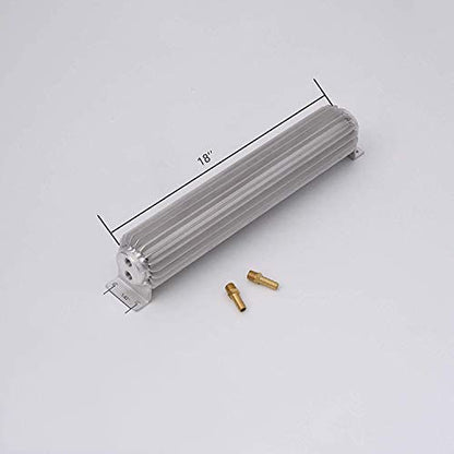 18'' Dual Pass Aluminum Finned Transmission Oil Coolers - color: Dual Pass, size: 18''