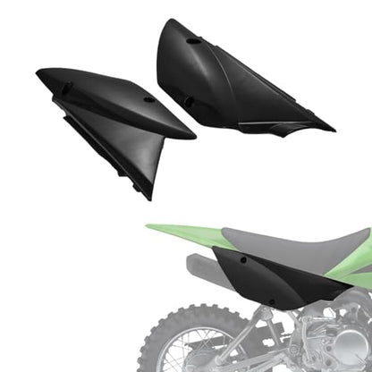 Dirt Bike Rear Side Cover Plastic for KLX 110/KLX 110L 2011-2025 Black - color: Black, size: Rear Side Cover