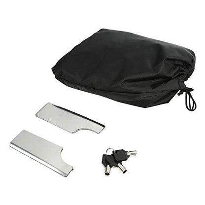TCMT 5" Extended Stretched Saddlebags 6x9" Speaker Cutout Lids Fit For Harley 2014-2024 Touring Road King Road Glide Street Glide Electra Glide - color: Chrome Latches, size: 5" Stretched(6x9 Spealer Lids)