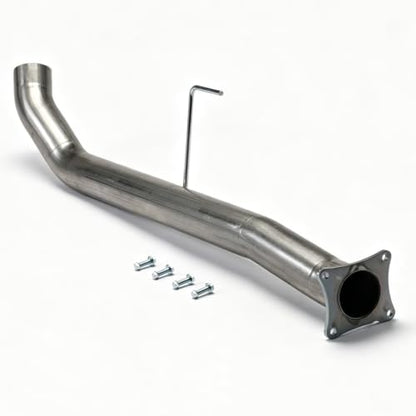 1 Set Stainless Steel Exhaust Pipes for 2013-2018 Ram 3500/4500/5500 6.7L 4" Cummins Diesel - size: for 2013-2018 Ram 3500/4500/5500