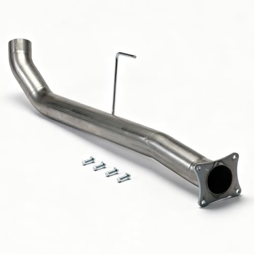 1 Set Stainless Steel Exhaust Pipes for 2013-2018 Ram 3500/4500/5500 6.7L 4" Cummins Diesel - size: for 2013-2018 Ram 3500/4500/5500