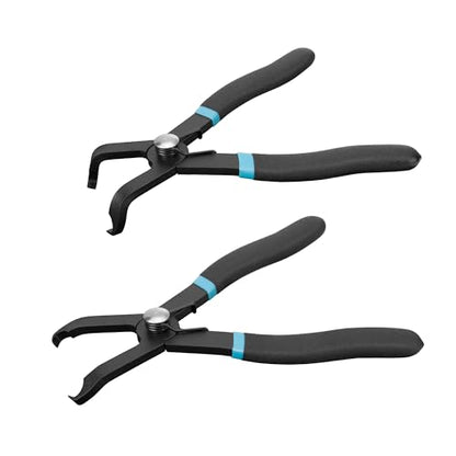 DURATECH Push Pin Pliers Set with 30 Degree and 80 Degree Offset Jaws