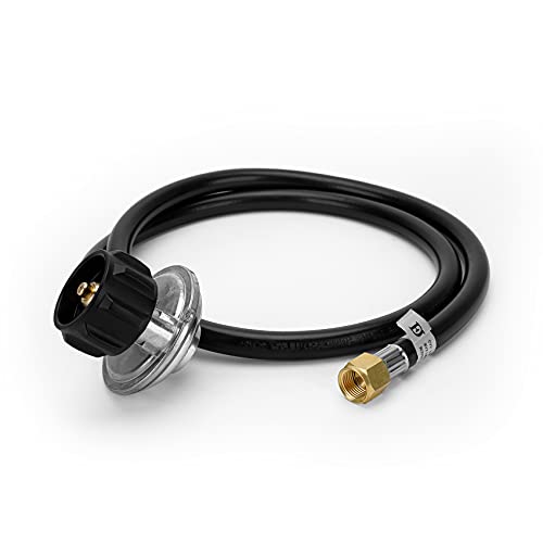 Stanbroil 4FT QCC1 Vertical Low Pressure Propane Hose and Regulator