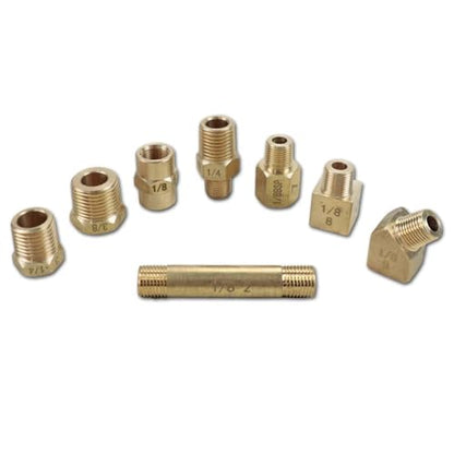 Master Engine and Transmission Oil Pressure Test Set – High and Low Pressure Gauges for Testing Transmission and Engine Pressure