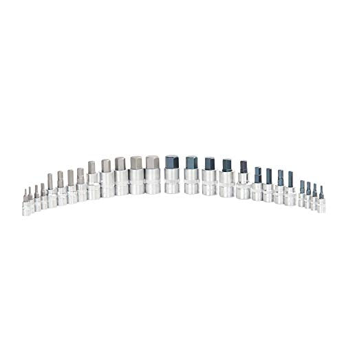 OEMTOOLS 23990 Allen Socket Set 26Pc, Allen Wrench Socket Set SAE & Metric - size: 26 Piece