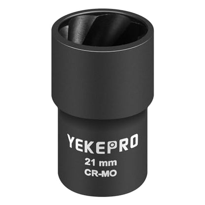 21mm 1/2" Drive Impact Twist Socket - size: 21mm