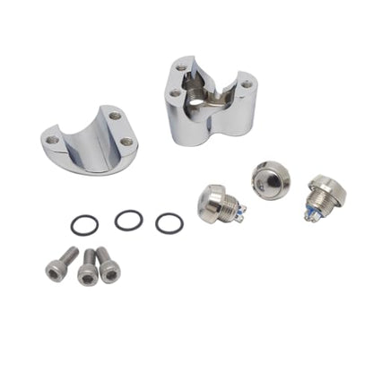 Universal 3 Buttons CNC Hand Control Momentary Switch Micro Switch - color: Chrome, size: 1 Inch