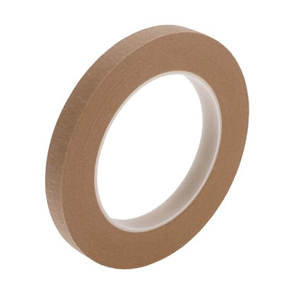 Painters Tape Easy Removal 0.5 Inches x 52.5 Yards Tape Brown - color: Brown, size: 0.5 Inches x 52.5 Yards