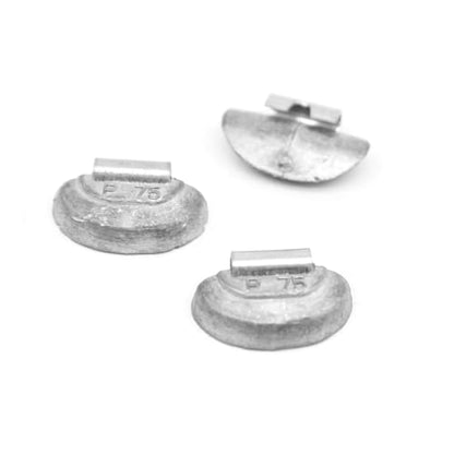 P Type 0.75oz Wheel Weights Lead Clip on 50Pcs/Box Fits Steel Rim - size: P-0.75 Oz