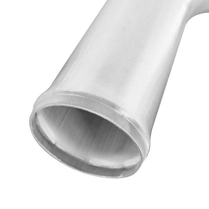 3" (76mm) OD L-shape Aluminum Alloy Tube Intercooler Pipe 18in (457mm) Length Air Intake Tube Aluminum Intercooler Pipe Aluminum Pipe Tube Brushed Finish Silver - size: L: 18"(457mm) L-shape