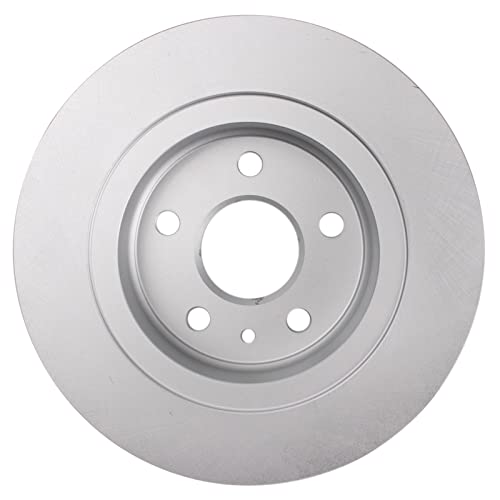 TRQ Front and Rear Brake Pad and Rotor Set Ceramic G Coated Solid Rotors