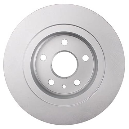 TRQ Front and Rear Brake Pad and Rotor Set Ceramic G Coated Solid Rotors