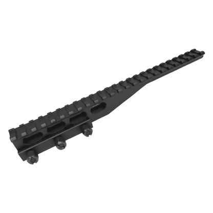 24-Slot Picatinny Rail Riser Mount (1"/0.83"/0.5" Height), 10" Length Flat Top Mount Adapter and Optics Riser Mount - style: High - 1"