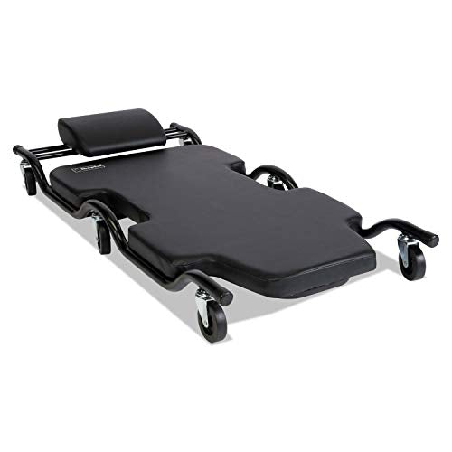 3010005 Heavy-Duty Automotive Creeper with Elevated Headrest, 500-Pound Capacity