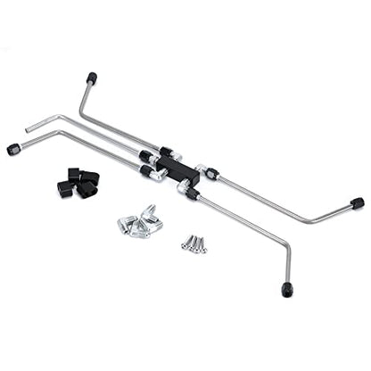 LS Coolant Crossover Steam Vent Kit 6.0 5.3 LS Steam 4 Port Line Kit - color: Silver