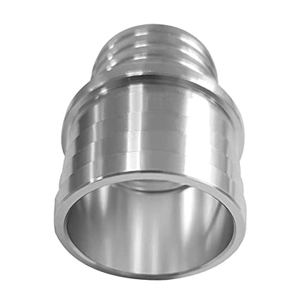 1-1/4" to 1-1/2" Aluminum Hose Barb Coupler Repair Fitting 1 Pcs - size: 1-1/4"-1-1/2"