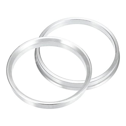 X AUTOHAUX 4pcs OD 78.1mm to ID 71.1mm Aluminum Alloy Hub Centric Rings - size: 78.1mm-71.1mm