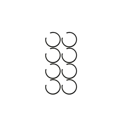 Engine Piston & Piston Rings Kit (STD) - Compatible with Chevy Sonic/Cruze Limited 1.8L (2011-2018) - OEM# 55567934, 55574537, 25192330