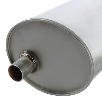 Quiet-Flow SS 54427 Direct Fit Exhaust Muffler Assembly 1.75" Inlet (OD) 2.25" Outlet (OD) Compatible with Honda CR-V 2002 2003 2004 2005 2006