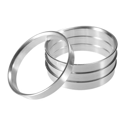 X AUTOHAUX 4pcs OD 65.1mm to ID 60.1mm Aluminum Hub Centric Rings - size: 65.1mm ID to 60.1mm OD