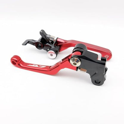 Replacement for Honda CRF450L 2019-2020 CRF450RL 2021-2024 Brake Clutch CNC Levers RED Glossy - color: RED_GLOSSY