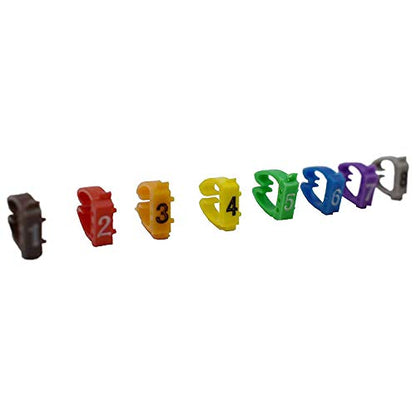 A-Team Performance Silicone Spark Plug Wire Set - High-Temp Silicone Wire with 90-Degree Distributor & 45-Degree Boots - Compatible with Ford SBF 221-351W Engines - 8 Pack, Blue, 8.0mm