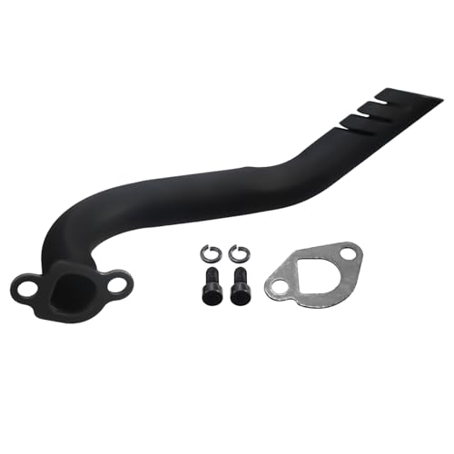 Mini Bike Exhaust Pipe Header Kit for Predator 212cc 224cc 196cc - size: black