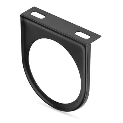 3PCS Car Gauge Mounting Panel, 2 Inch Vehicle Gauge Mounting Bracket with Single Hole, Auto Gauge Pillar Mount Pod Holder for Dashboard, Universal for SUV, Sedan, Truck (Black) - color: Black
