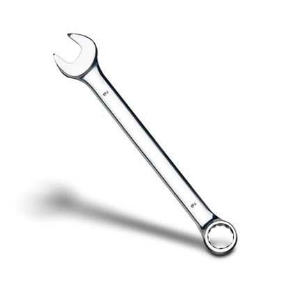 zhax 9mm Metric Combination Wrench, 12 Point Box End, 15 Degree Offset Design, Mirror Polish Finish, Forged CR-V Steel, Hand Tools for Mechanics, Ideal for Auto and Home Repair - size: 9mm