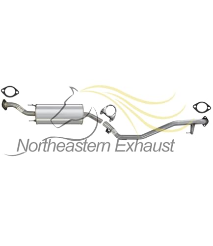 Exhaust Front and Rear Muffler System Kit for 2009-2014 Nissan Murano 3.5L