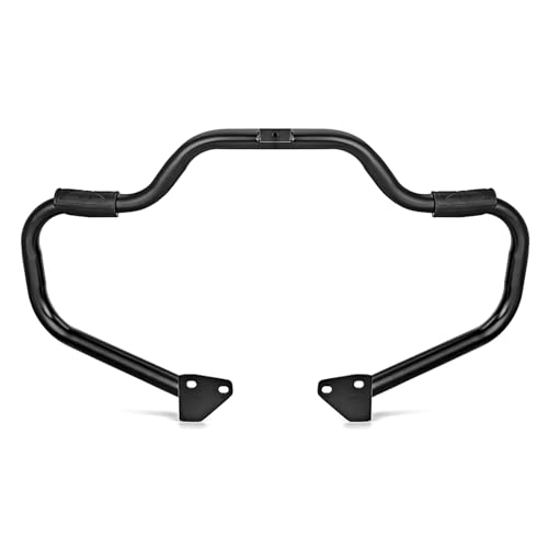 Mofun 1.25" Engine Guard Highway Crash Bar Fit for Harley Dyna 2006-2017 - color: Black A