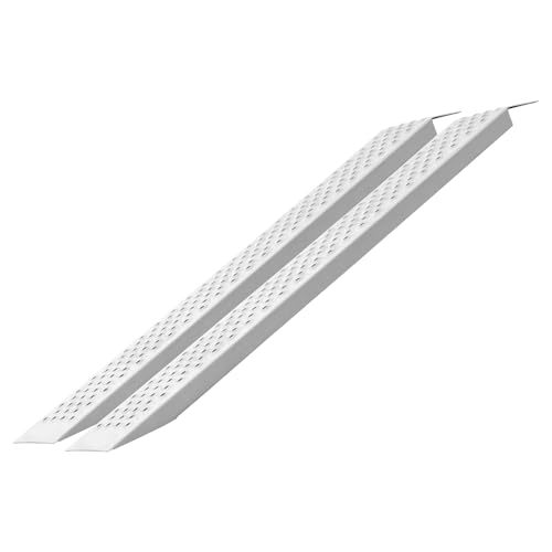 VEVOR Aluminum Ramps, 880 LBS Capacity 47.2" x 8.5" Loading Ramps for Motorcycle, Dirt Bike, Trailer, ATV, UTV, Garden Tractor and Lawn Mower, 2PCS - size: 880 lbs