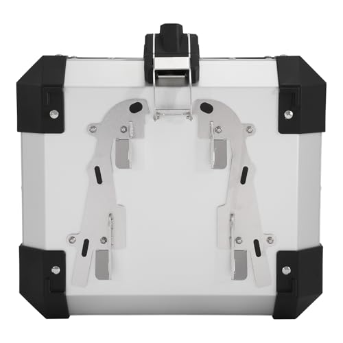 TCT-MOTORPARTS Aluminum 38L Tail Box Case Top Luggage Box Trunk Fits for BMW R1300GS 2023-2025 2023 24 25 - color: Chrome Tail Luggage Box (38L)