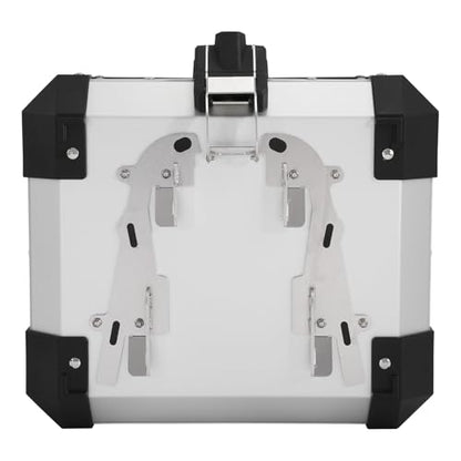 TCT-MOTORPARTS Aluminum 38L Tail Box Case Top Luggage Box Trunk Fits for BMW R1300GS 2023-2025 2023 24 25 - color: Chrome Tail Luggage Box (38L)
