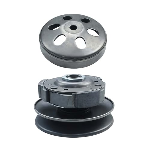 GY6 125cc/150cc Rear Clutch，Clutch Kits and Variator Assembly with 743+842 belt Compatible for 4-Stroke Engine Scooter ATV Taotao Roketa Sunl